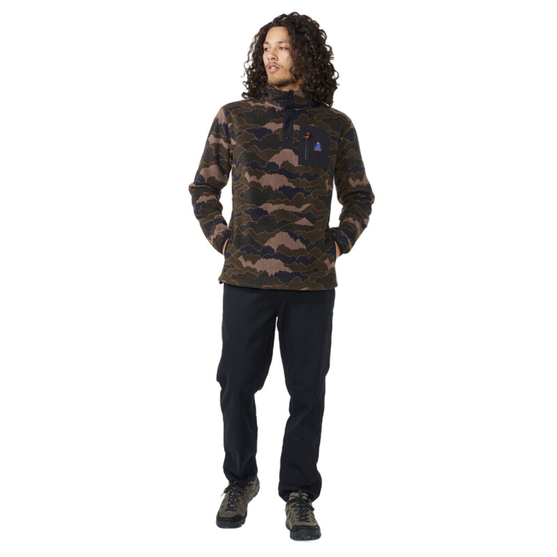 Buzo Rip Curl Search Polar Fleece Crew Buzo Rip Curl Search Polar Fleece Crew