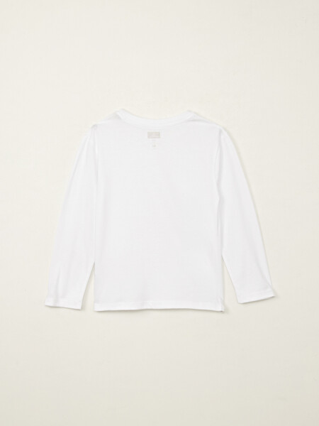 Remera estampa Bella Durmiente Crudo