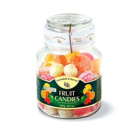 Frasco con Caramelos Cavendish Harvey FRUTAS