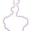 CORDON ARTESANAL FINO MODELO 01 VIOLETA violetauniforme