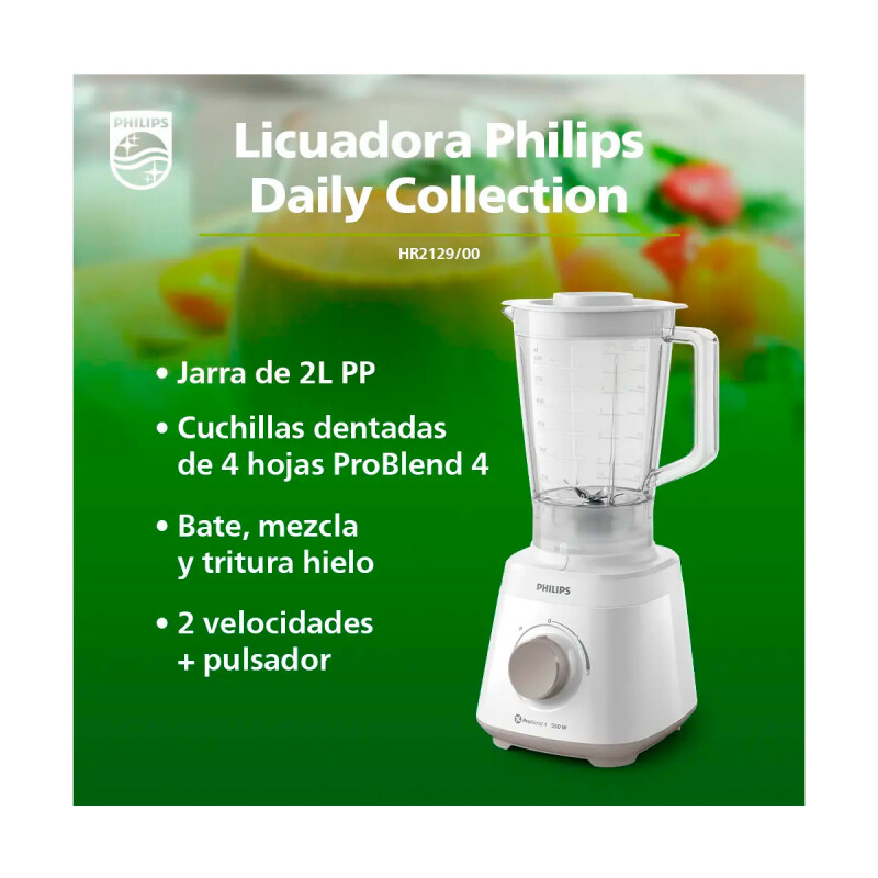 LICUADORA PHILIPS HR 2129 Sin Filtro 2 L N/A
