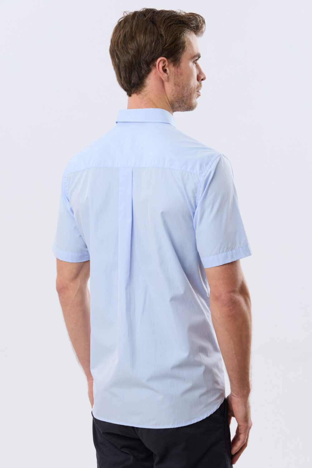 CAMISA LISA SPORT Celeste