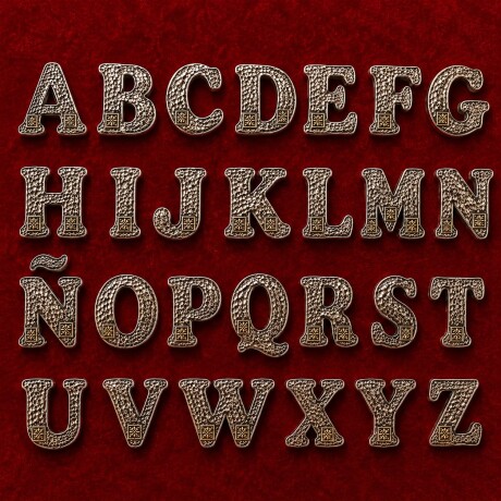 Letras Plata y Oro L
