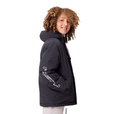 Campera Rusty Bandum Niño Negro