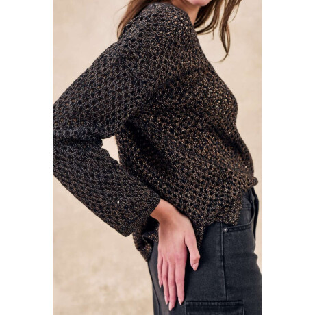 Sweater Lurex Negro
