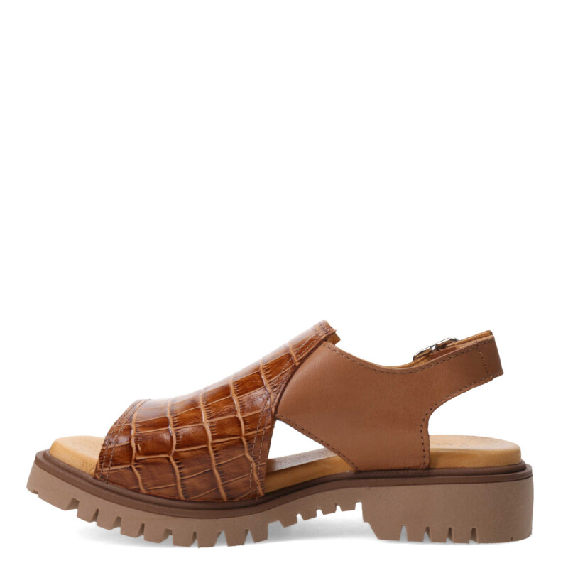 Sandalia de Mujer Furtiva Marrón (Croco)