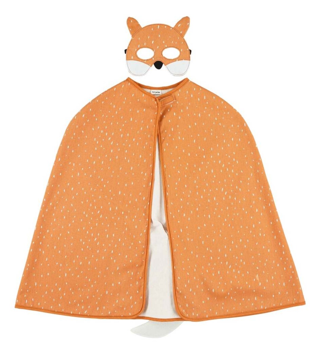 Disfraz Infantil Capa Y Máscara Animales Trixie Divertido - Diseño Zorro 