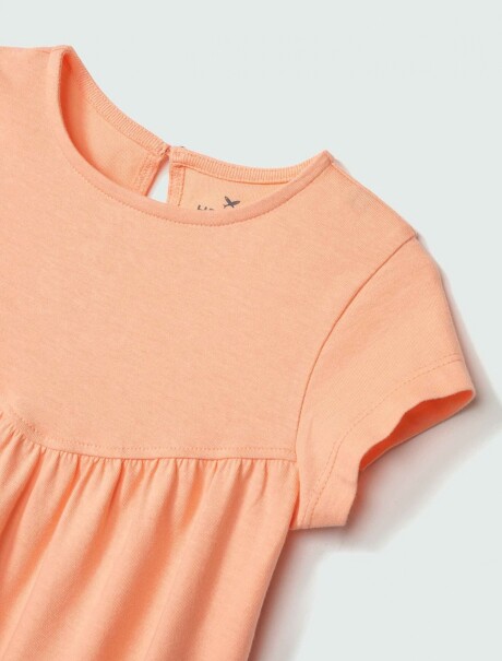 BLUSA INFANTIL MANGA CORTA NARANJA