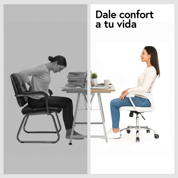 Silla de escritorio Oficina Sillon Ejecutiva Ergonomica IMBACK Color Blanco Silla de escritorio Oficina Sillon Ejecutiva Ergonomica IMBACK Color Blanco