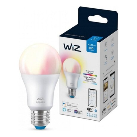 Lámpara LED WIZ Wifi RGB Color 9W E27 Lámpara LED WIZ Wifi RGB Color 9W E27