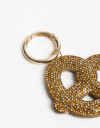 Llavero Strass Llavero Y Bag Charm Pretzel Shiny - Marron Medio