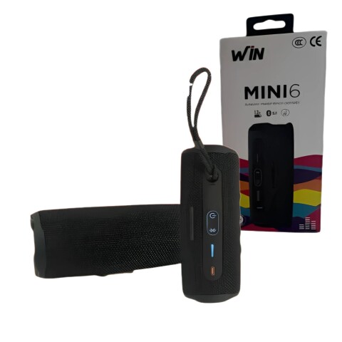 Parlante Win Mini 6 Bluetooth 5.1 Portátil 12 Horas de Batería Parlante Win Mini 6 Bluetooth 5.1 Portátil 12 Horas de Batería