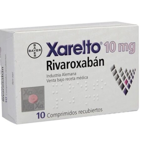 Xarelto 10mg 10 Comprimidos Xarelto 10mg 10 Comprimidos
