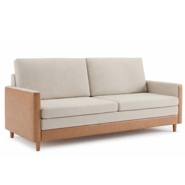 SOFÁ SILLÓN CAMA AUDAX 2 CUERPOS BEIGE