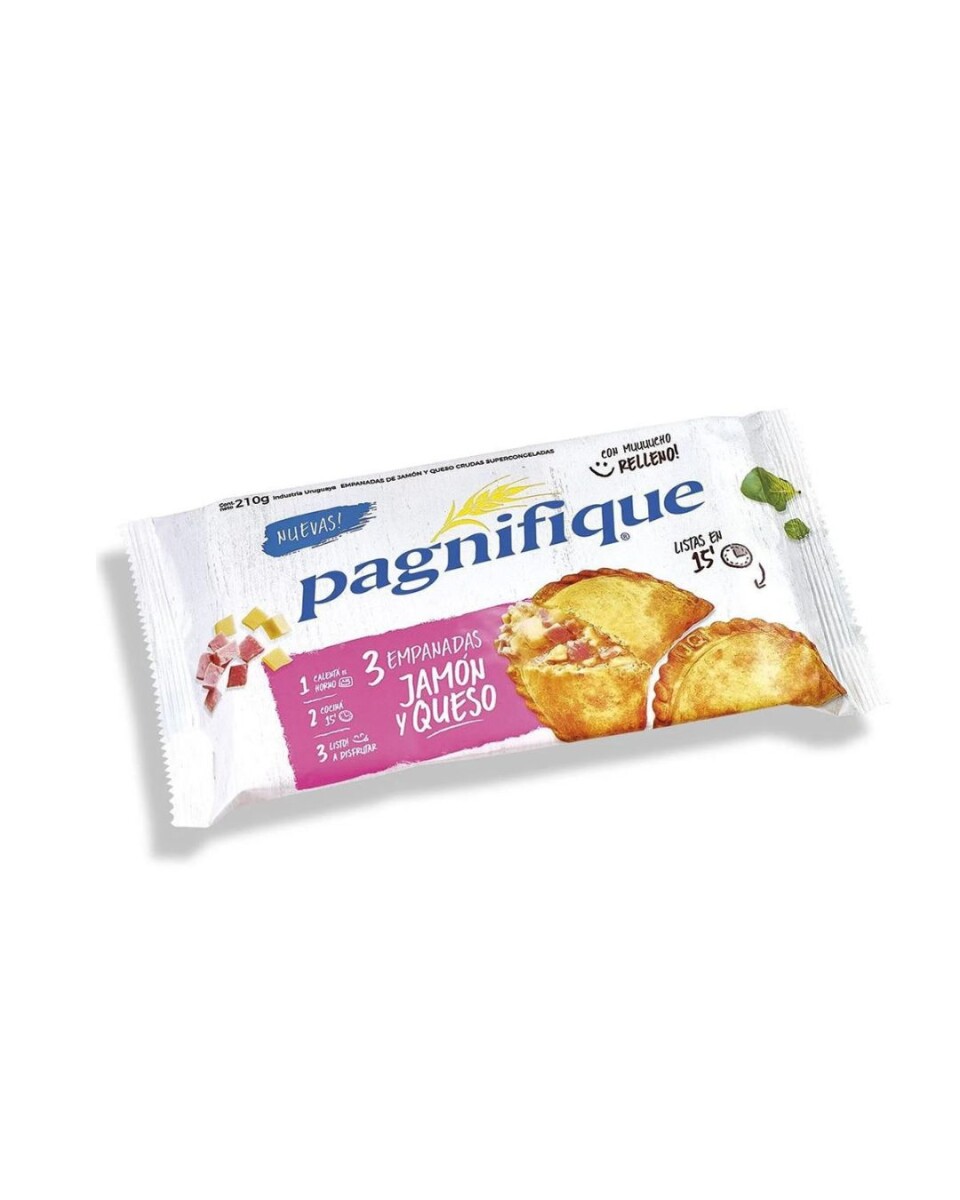 EMPANADAS DE JAMÓN Y QUESO X3 PAGNIFIQUE 