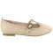 Balerinas de Niña Croco Kids Zapato Beige