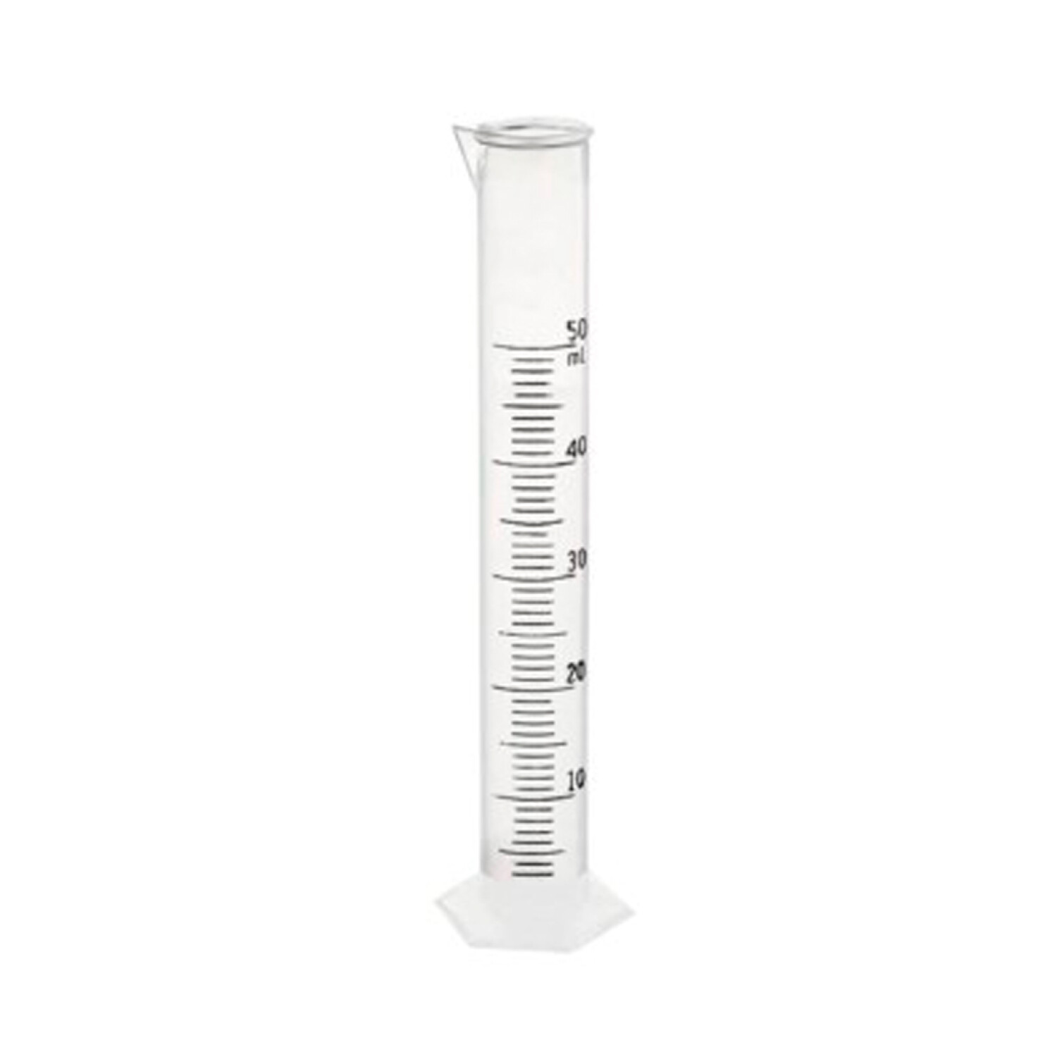 Probeta base hexagonal - 100 mL — Droguería Paysandú