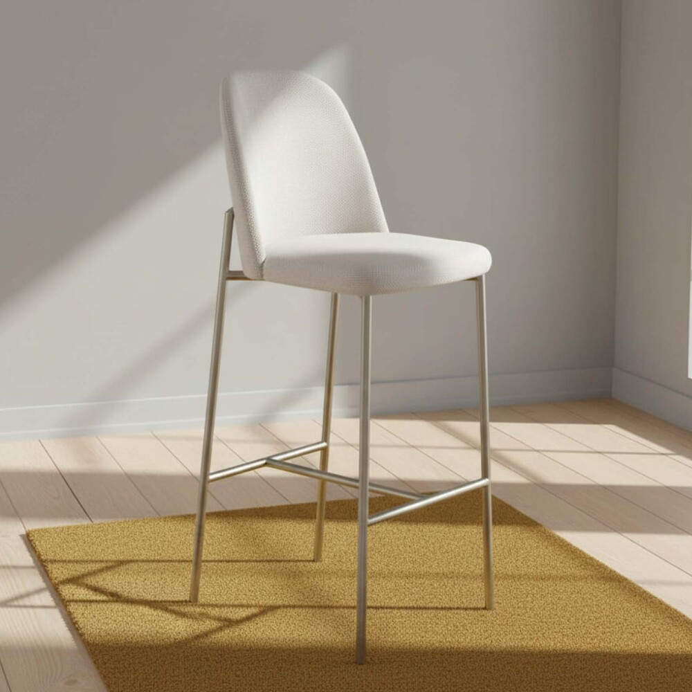 BUTACA BAR MADERA NATURAL-BEIGE MARILIA