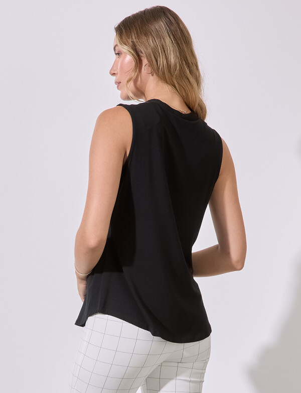 Musculosa Escote V NEGRO