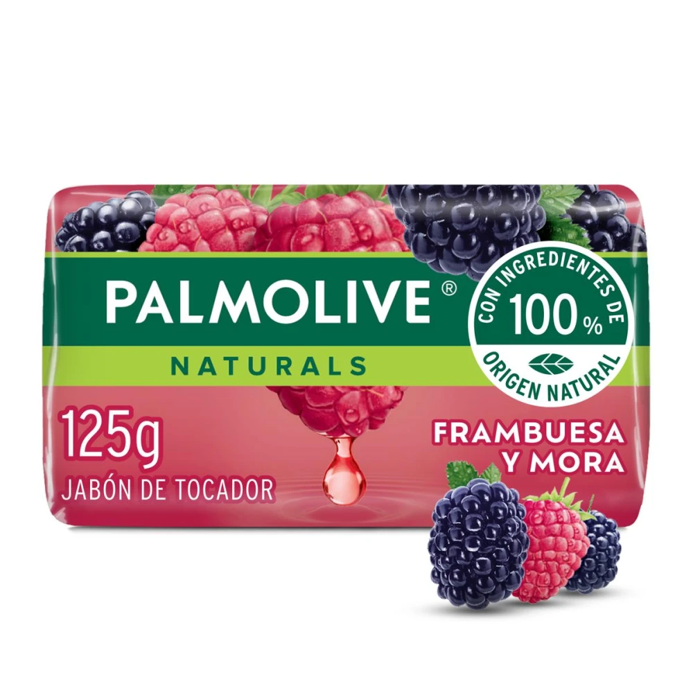 PALMOLIVE JABON FRAMBUESA Y MORA 125 GR