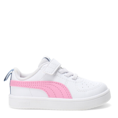 Championes de Niños Puma Rickie Blanco - Rosa - Lila