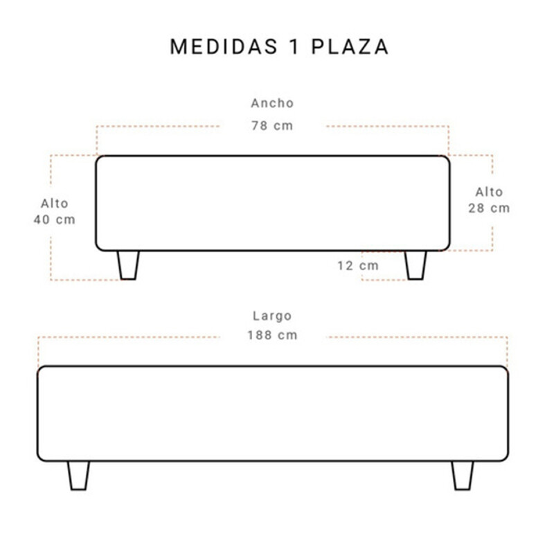 Box Para Colchón De 1 Plaza Estructura Madera Negro Box Para Colchón De 1 Plaza Estructura Madera Negro