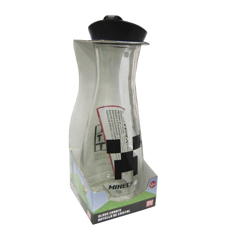 Botella Vidrio Carafe Minecraft 900 ml U