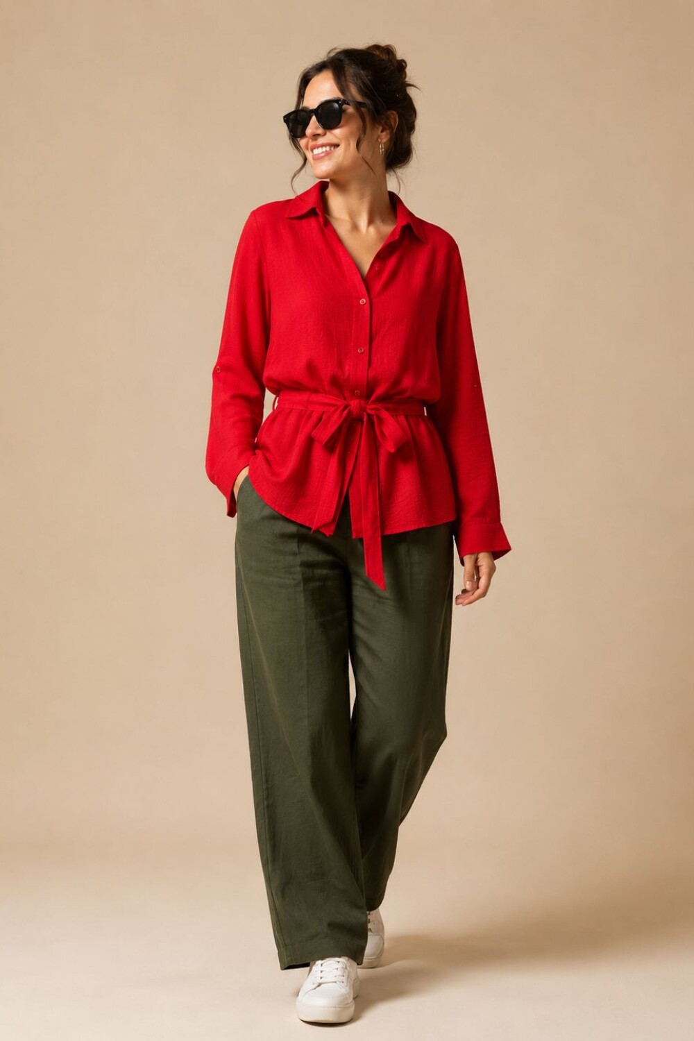 CAMISA VIRGINIA Rojo