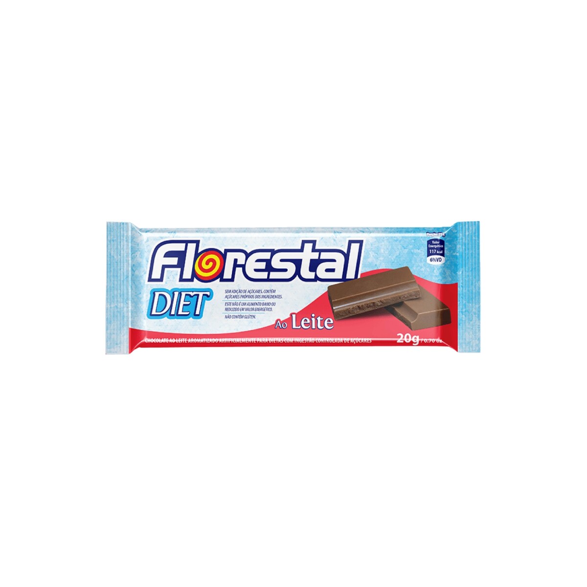 CHOCOLATE FLORESTAL DIET SIN AZUCAR 20GRS DISPLAY X15 