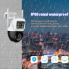 Cámara de seguridad Domo 360 grados WIFI para exterior Cámara de seguridad Domo 360 grados WIFI para exterior