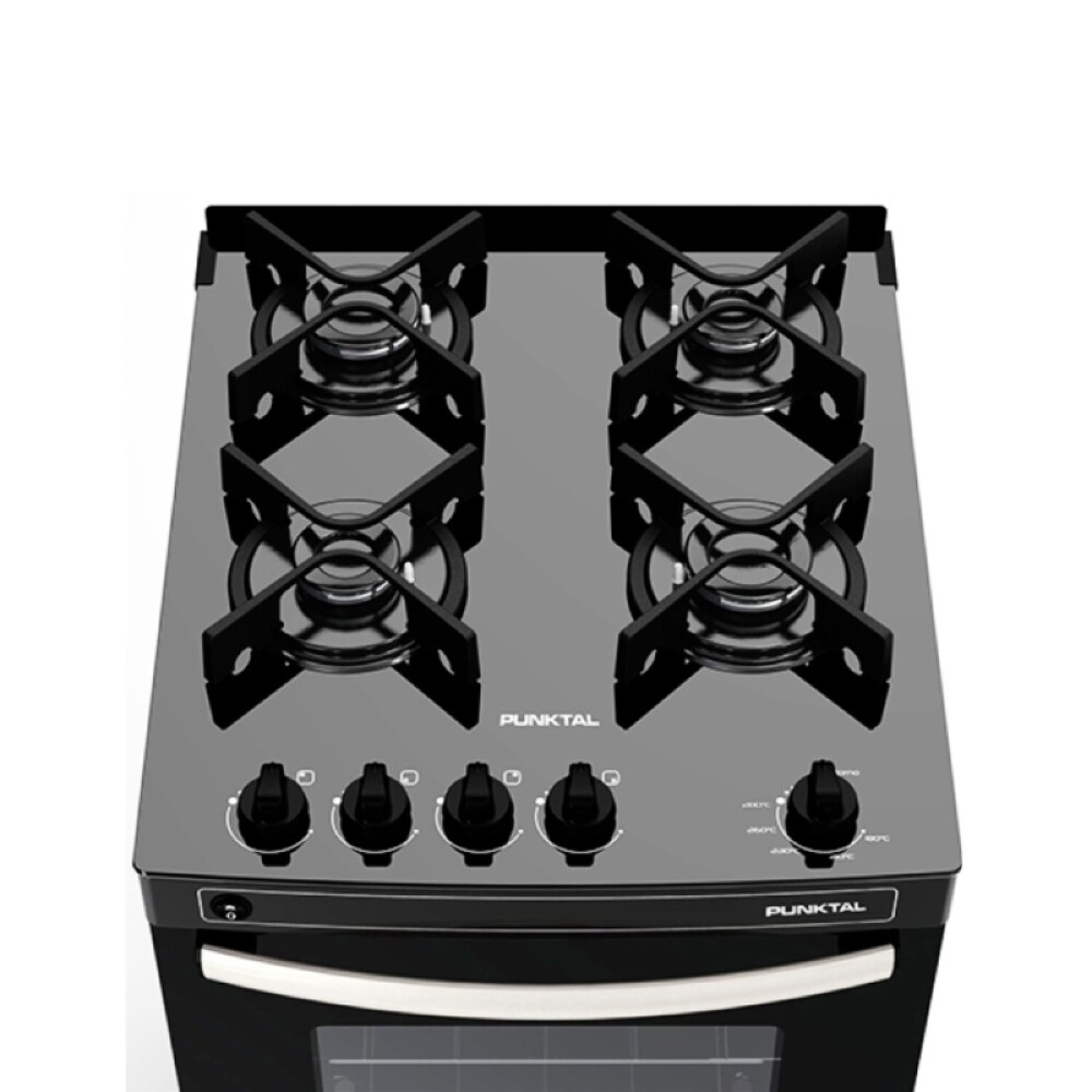 COCINA S/GAS 4H. MESA VIDRIO ENCENDIDO ELÉCTRICO negro