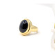 Anillo En Oro 18K Amarillo Con Zafiro Cabujon Anillo En Oro 18K Amarillo Con Zafiro Cabujon