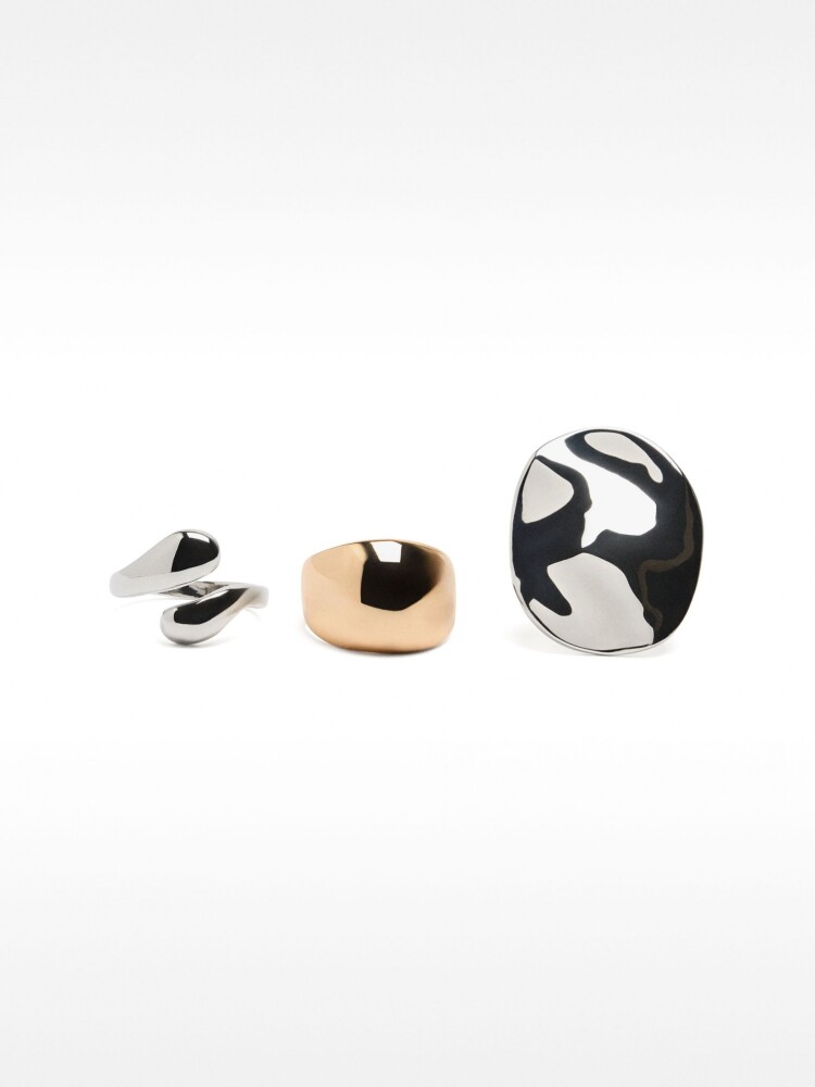 Set De Anillos Bicolor bicolor