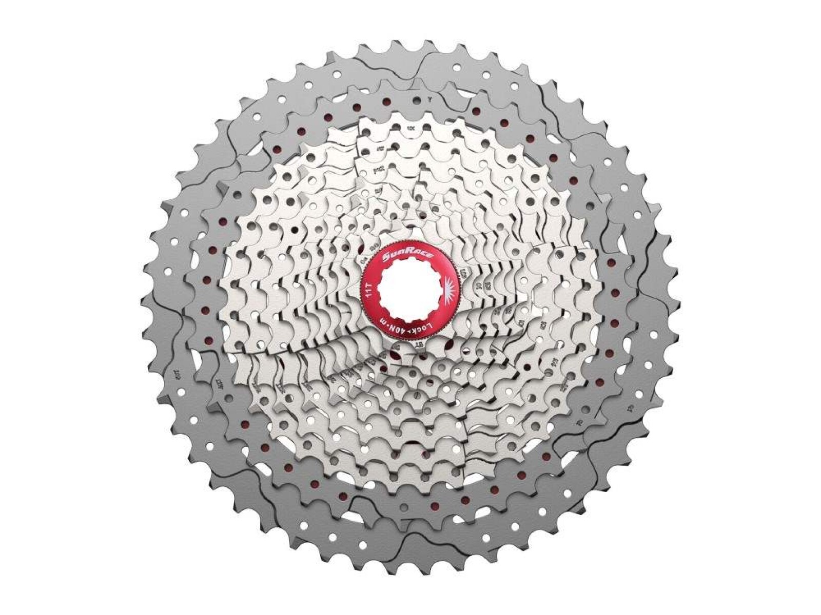 Cassette Sunrace Mz90 11-50 12 Vel Silver 