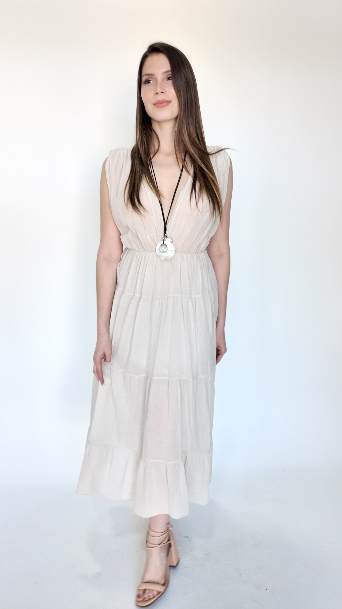 Vestido Mariel Beige