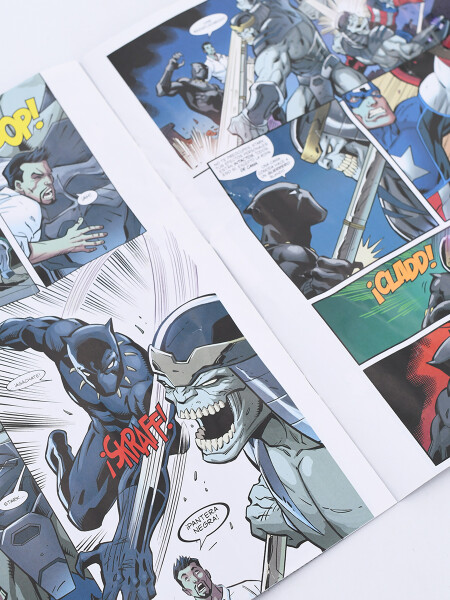 MUÑECO DE ACCIÓN PANTERA NEGRA MULTICOLOR