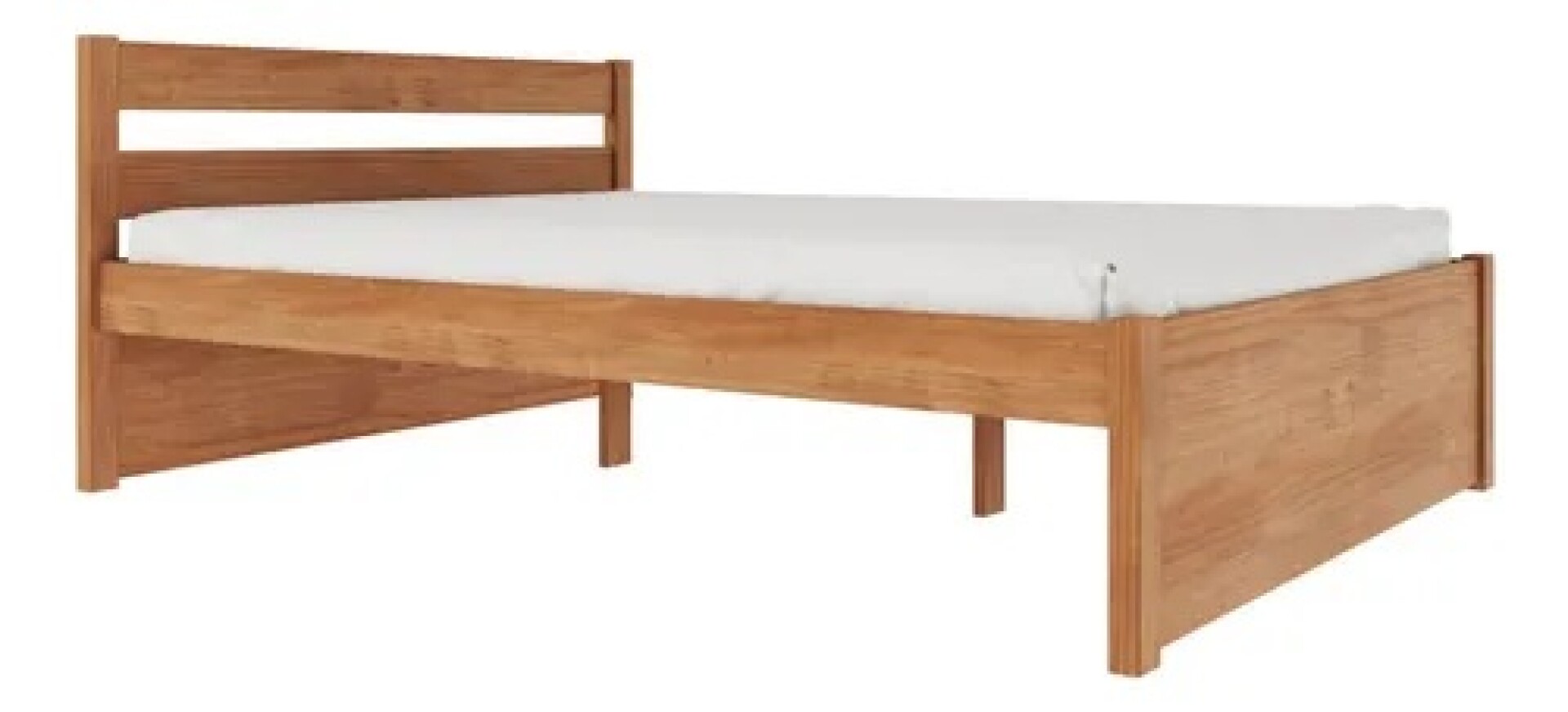 CAMA DE 2 PLAZAS MADERA MACIZA UNIQUE AMENDOA 
