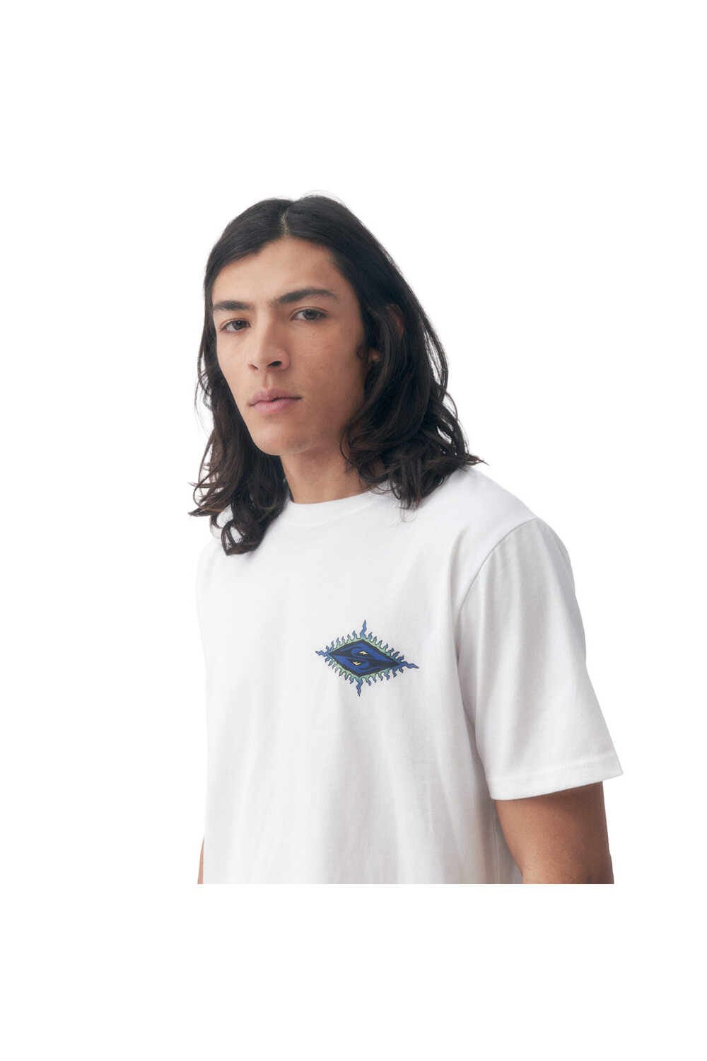 Quiksilver Remera BEACH BLAST Hombre - Blanco Blanco