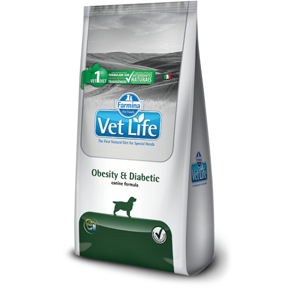 VET LIFE NATURAL CANINE OBESITY & DIABETIC 10.1 KG VET LIFE NATURAL CANINE OBESITY & DIABETIC 10.1 KG