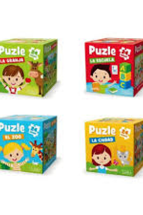 COLECCION CAJA CUBO PUZZLE 24 PIEZAS COLECCION CAJA CUBO PUZZLE 24 PIEZAS
