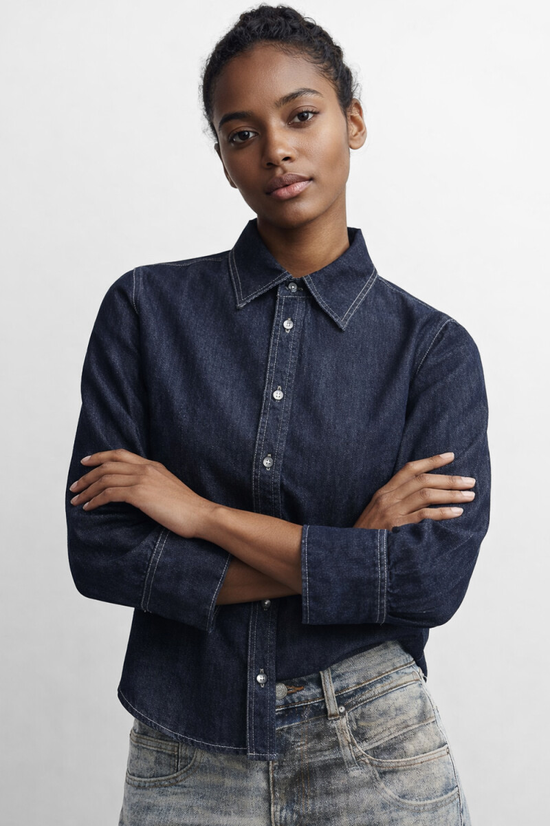 Camisa Brevol - Azul Indigo 