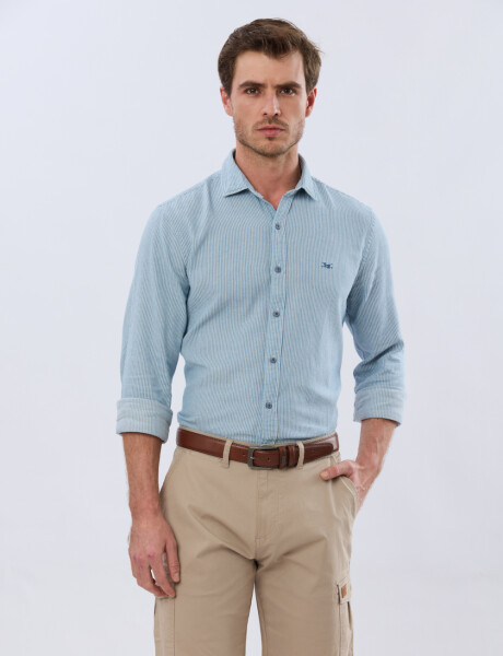 BERMUDA CARGO CON ELASTANO Beige