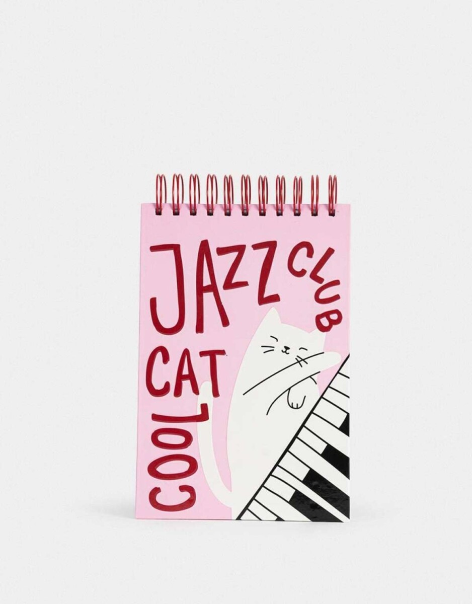 Memo Espiralado De 200 Hojas Con Elástico Y Stickers - Rosa Claro 