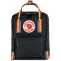Mochila Fjallraven Kanken Rainbow Mini Unisex Black-Rainbow Pattern