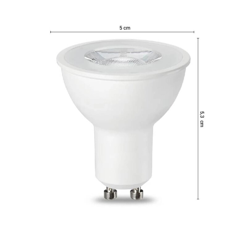 Dicroica LED GU10 5W Dimerizable 100° Dicroica LED GU10 5W Dimerizable 100º 2700K
