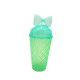 Vaso con Moño y Sorbito Verde
