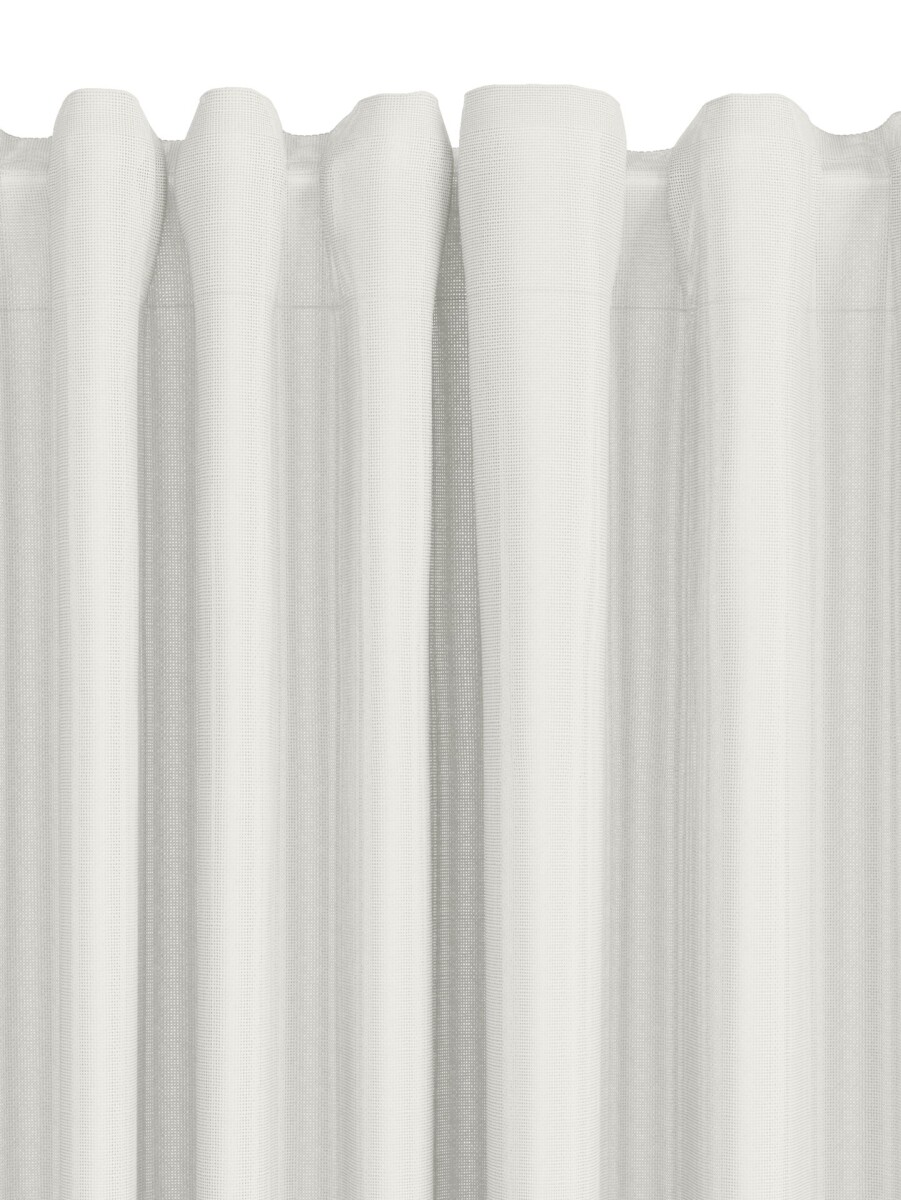 Cortina SKAGERN 1x140x245 blanco crudo 