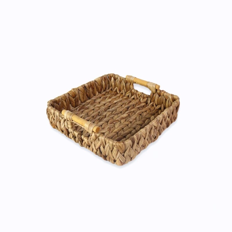 BANDEJA CUAD YUTE 32X32X16CM GDE Unica