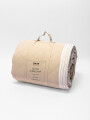 Cubrecama 2 Plazas Microfibra Washed Beige