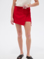 Falda Liral Rojo